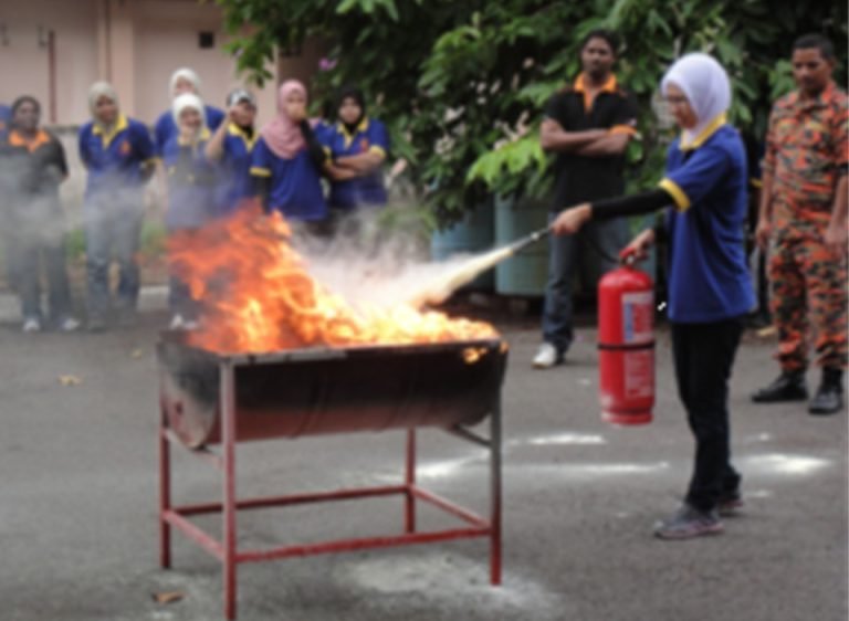 Fire Fighting lady | JIREH Consultancy & Services